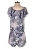 Eberjey 100% Viscose Paisley Purple Blue Romper Size S - photo 2