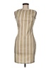 Boohoo Stripes Tan Casual Dress Size 8 (tall) - photo 1