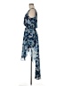 Aqua 100% Polyester Print Blue Cocktail Dress Size M - photo 5