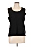 Laura Ashley Black Sleeveless Top Size L - photo 1