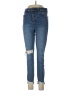 American Eagle Outfitters Solid Blue Jeans Size 14 - photo 1