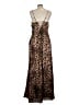 Lulus 100% Polyester Animal Print Brown Cocktail Dress Size L - photo 2