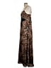 Lulus 100% Polyester Animal Print Brown Cocktail Dress Size L - photo 5