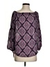 MICHAEL Michael Kors Purple 3/4 Sleeve Blouse Size S - photo 1