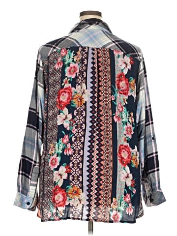 Tolani 3/4 Sleeve Blouse (view 2)