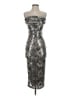 Assorted Brands Metallic Silver Cocktail Dress Size XS - photo 1