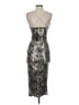 Assorted Brands Metallic Silver Cocktail Dress Size XS - photo 2