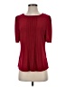 Perseption Concept Red Short Sleeve Blouse Size S - photo 1