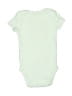 Carter's 100% Cotton Solid Green Short Sleeve Onesie Size Newborn - photo 2