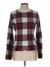 Ann Taylor Plaid Burgundy Pullover Sweater Size L - photo 1