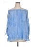 H By Halston 100% Polyester Blue 3/4 Sleeve Blouse Size 1X (estimated) - photo 1