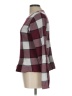 Ann Taylor Plaid Burgundy Pullover Sweater Size L - photo 5