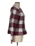 Ann Taylor Plaid Burgundy Pullover Sweater Size L - photo 4