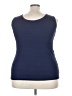 Woman Within 100% Cotton Blue Active Tank Size 22 - 24 - photo 2