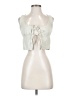 Midnight Sky Ivory Sleeveless Blouse Size S - photo 1