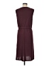 Splendid Solid Burgundy Casual Dress Size M - photo 2
