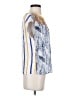 THML Blue Short Sleeve Blouse Size S - photo 4