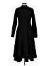 Unbranded Solid Black Casual Dress Size L - photo 1