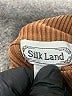 Silk Land 100% Silk Brown Silk Pullover Sweater Size S - photo 7
