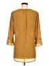 Maurices 100% Polyester Gold 3/4 Sleeve Blouse Size M - photo 2