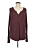 Exist Burgundy Long Sleeve Blouse Size M - photo 1