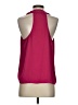 Krisa Burgundy Sleeveless Blouse Size S - photo 2