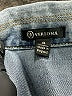 Versona 100% Cotton Blue Denim Vest Size S - photo 6