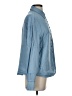 Lulus Solid Blue Long Sleeve Button-Down Shirt Size XS - photo 4