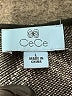 CeCe Argyle Black Casual Dress Size L - photo 7