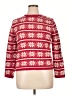 Croft & Barrow Print Red Pullover Sweater Size XL (petite) - photo 1