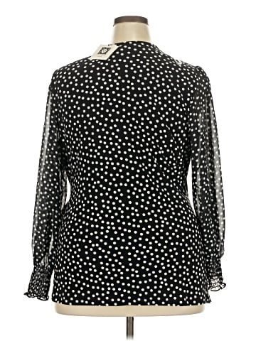Anne Klein Long Sleeve Blouse (view 2)