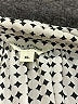 Max Studio 100% Polyester Houndstooth Ivory Short Sleeve Blouse Size XL - photo 7