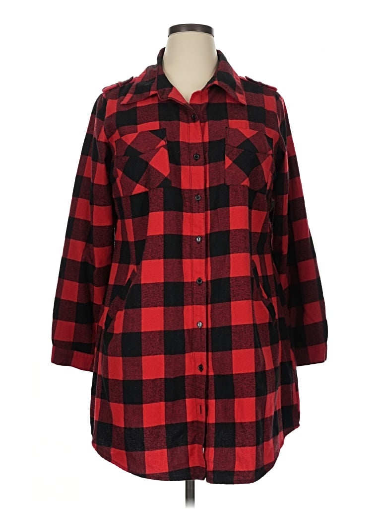 Pre-owned City Chic Casual Dress In Red