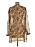 Chico's 100% Polyester Gold Cocktail Dress Size Lg (2) - photo 2