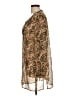 Chico's 100% Polyester Gold Cocktail Dress Size Lg (2) - photo 5