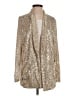 Main Strip Metallic Gold Blazer Size S - photo 1