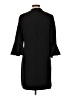 Perceptions Solid Black Casual Dress Size 10 - photo 2