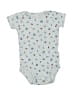 Carter's Print Blue Short Sleeve Onesie Size Newborn - photo 1