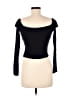 Tiger Mist Black Long Sleeve Top Size S - photo 2