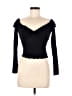 Tiger Mist Black Long Sleeve Top Size S - photo 1