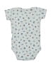Carter's Print Blue Short Sleeve Onesie Size Newborn - photo 2