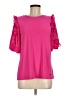 Anne Klein Pink Short Sleeve Blouse Size M - photo 1