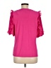 Anne Klein Pink Short Sleeve Blouse Size M - photo 2
