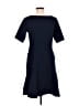 eShakti 100% Polyester Solid Blue Casual Dress Size M - photo 2
