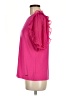 Anne Klein Pink Short Sleeve Blouse Size M - photo 5