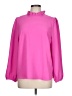 J.Crew 100% Polyester Pink Long Sleeve Blouse Size L - photo 1