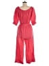 Joie 100% Linen Solid Red Jumpsuit Size M - photo 2