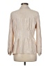 Adrienne Vittadini 100% Polyester Metallic Ivory Long Sleeve Blouse Size M - photo 2