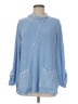 OST 100% Cotton Blue Poncho Size M - photo 1