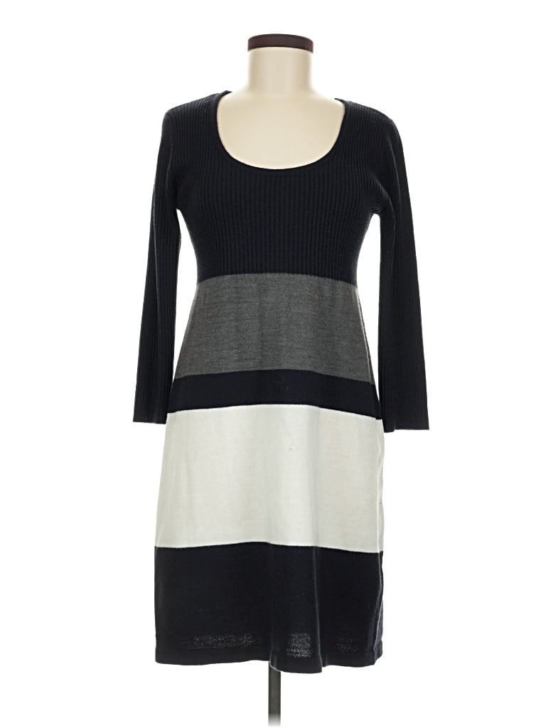 Pre-owned Sandra Darren Casual Dress In Gray